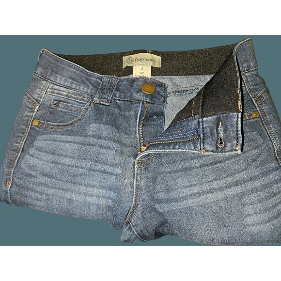 2/$35 Democracy Ab Technology Skinny Ankle Stretch Jeans Women 2 Tummy Control - Picture 12 of 12